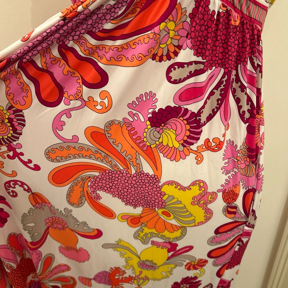 Trina Turk Colorful Maxi Dress Preowned - Picture 2 of 4